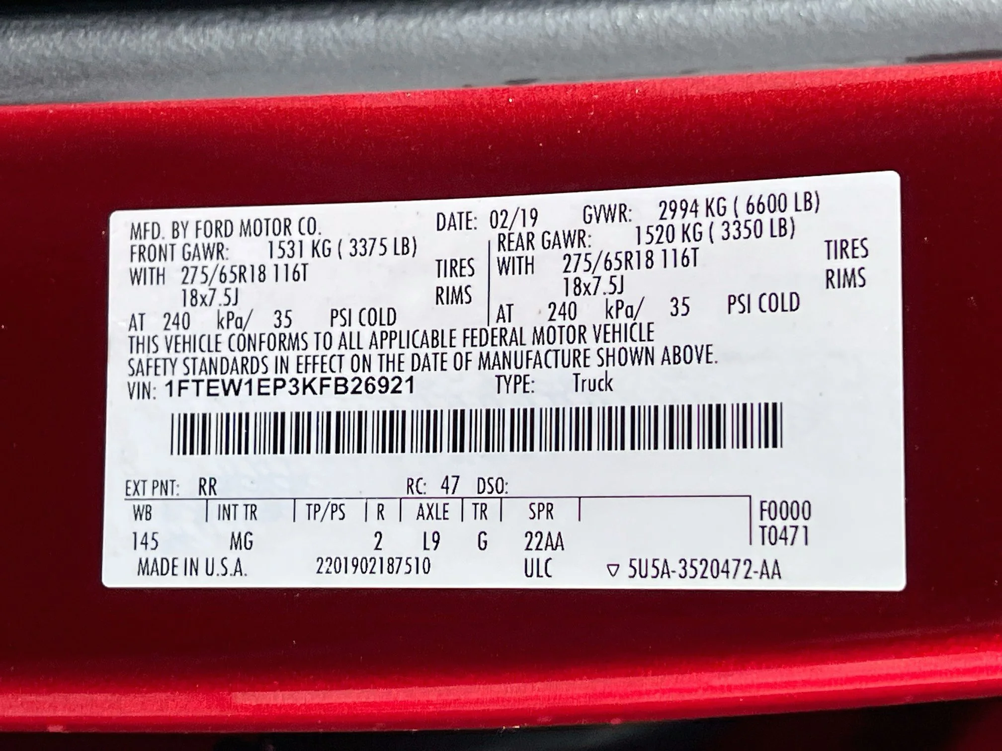 2019 Ford F-150 XLT - Photo 27