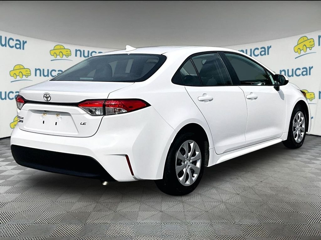 Used 2025 White Toyota LE image 6