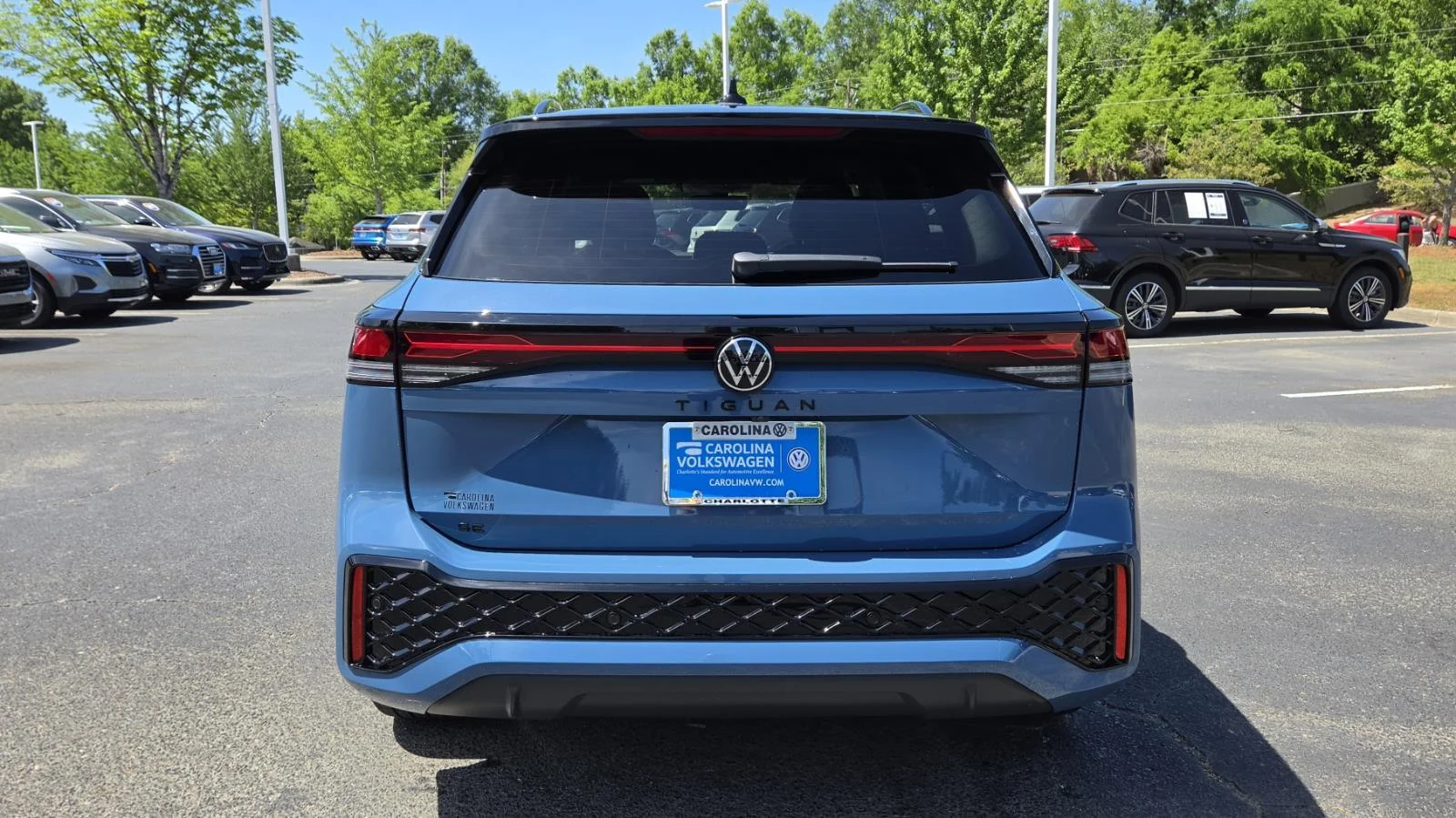 New 2026 Monterey Blue Pearl Volkswagen SE R-Line Black image 3
