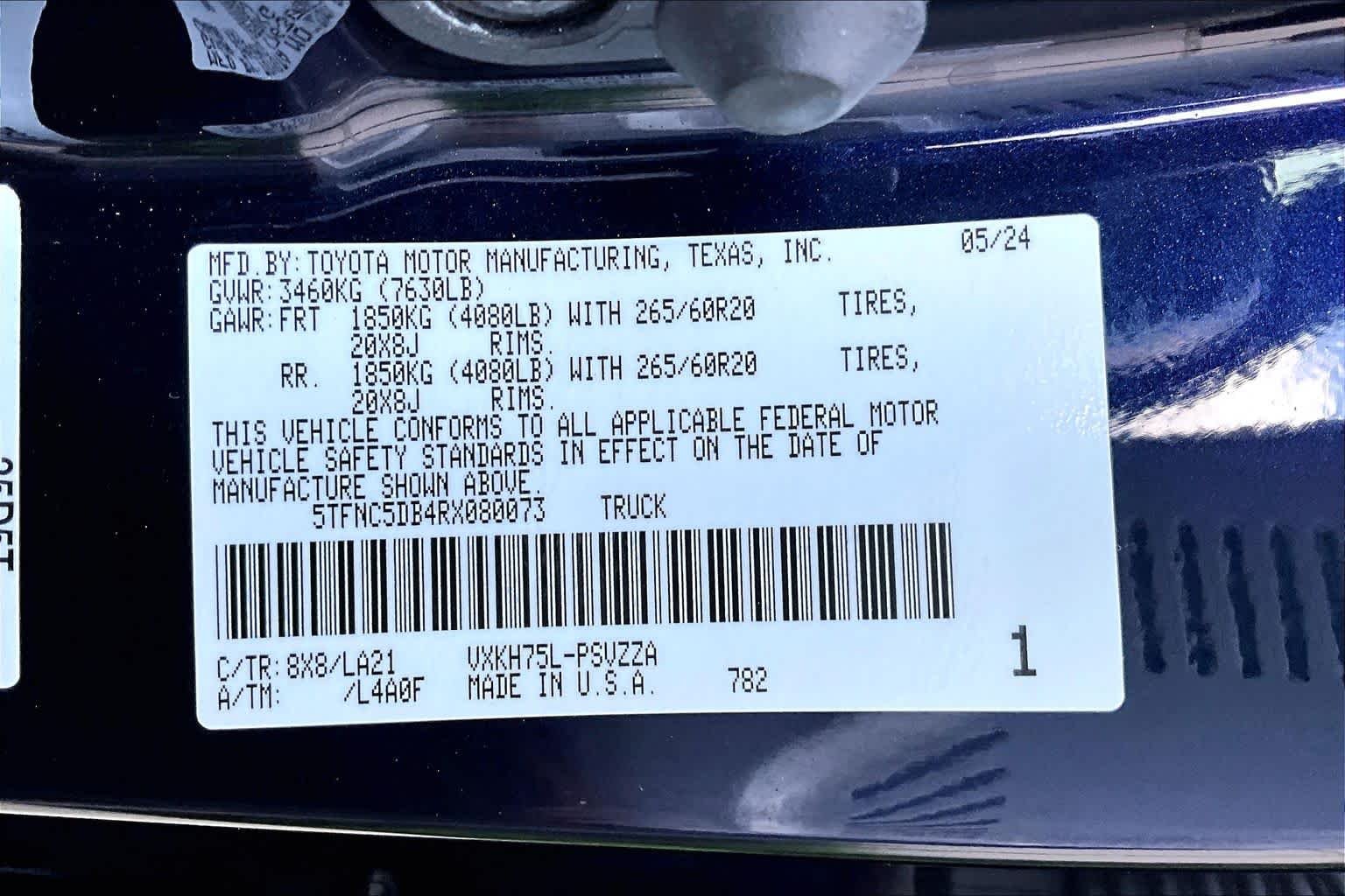 Used 2024 Blueprint Toyota Platinum Hybrid image 37