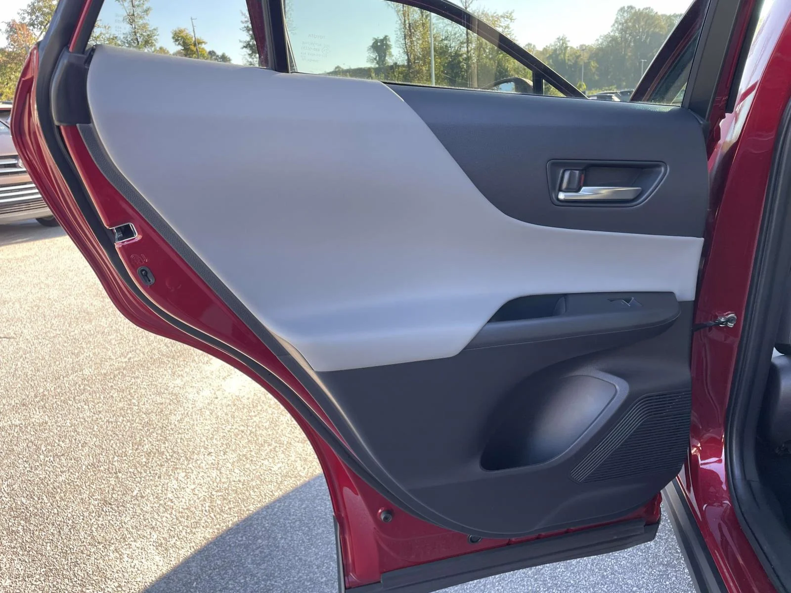 Used 2024 Ruby Flare Pearl Toyota LE image 2