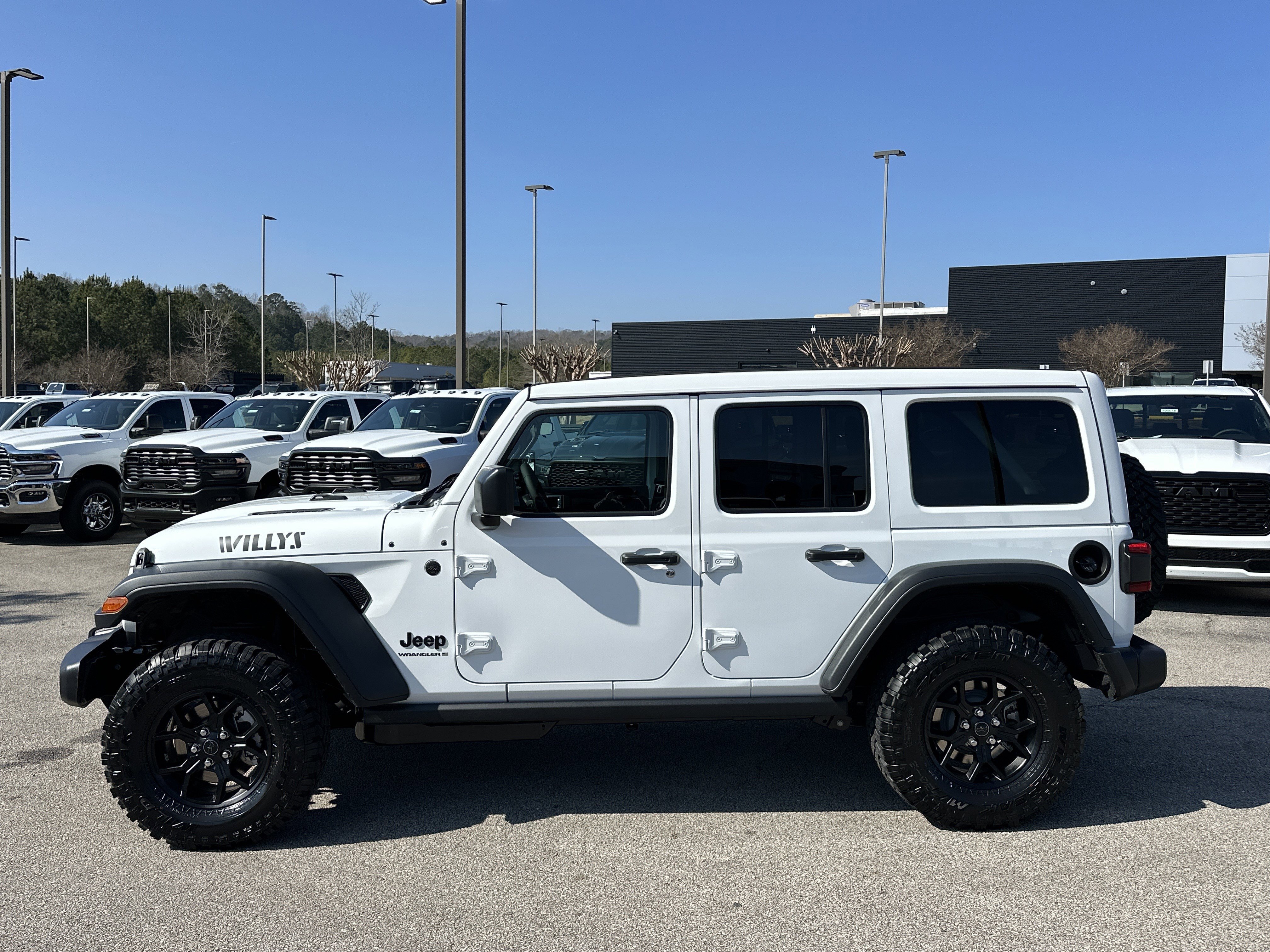 New 2026 Bright White Clear-Coat Exterior Paint Jeep Willys image 4