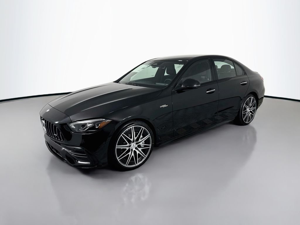 New 2026 Black Mercedes-Benz AMG® C 43 4MATIC® Sedan image 1