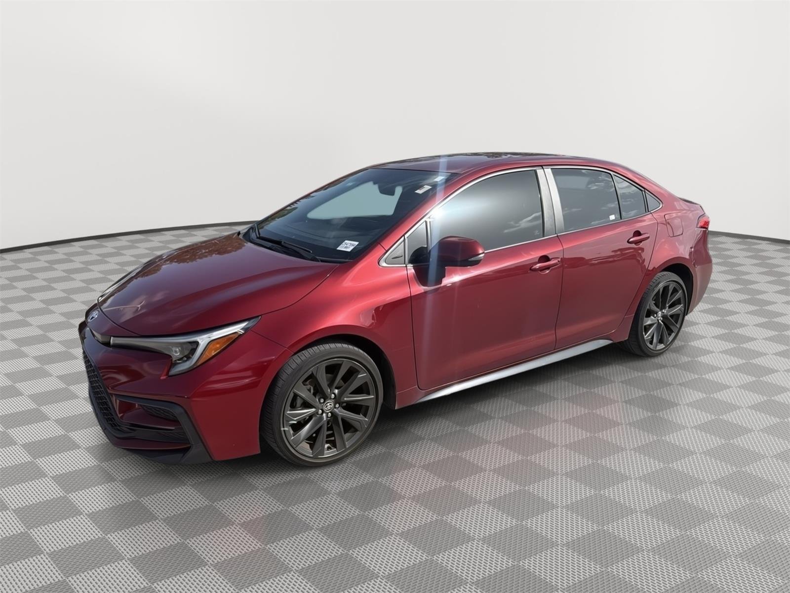 Used 2023 Ruby Flare Pearl Toyota SE image 1