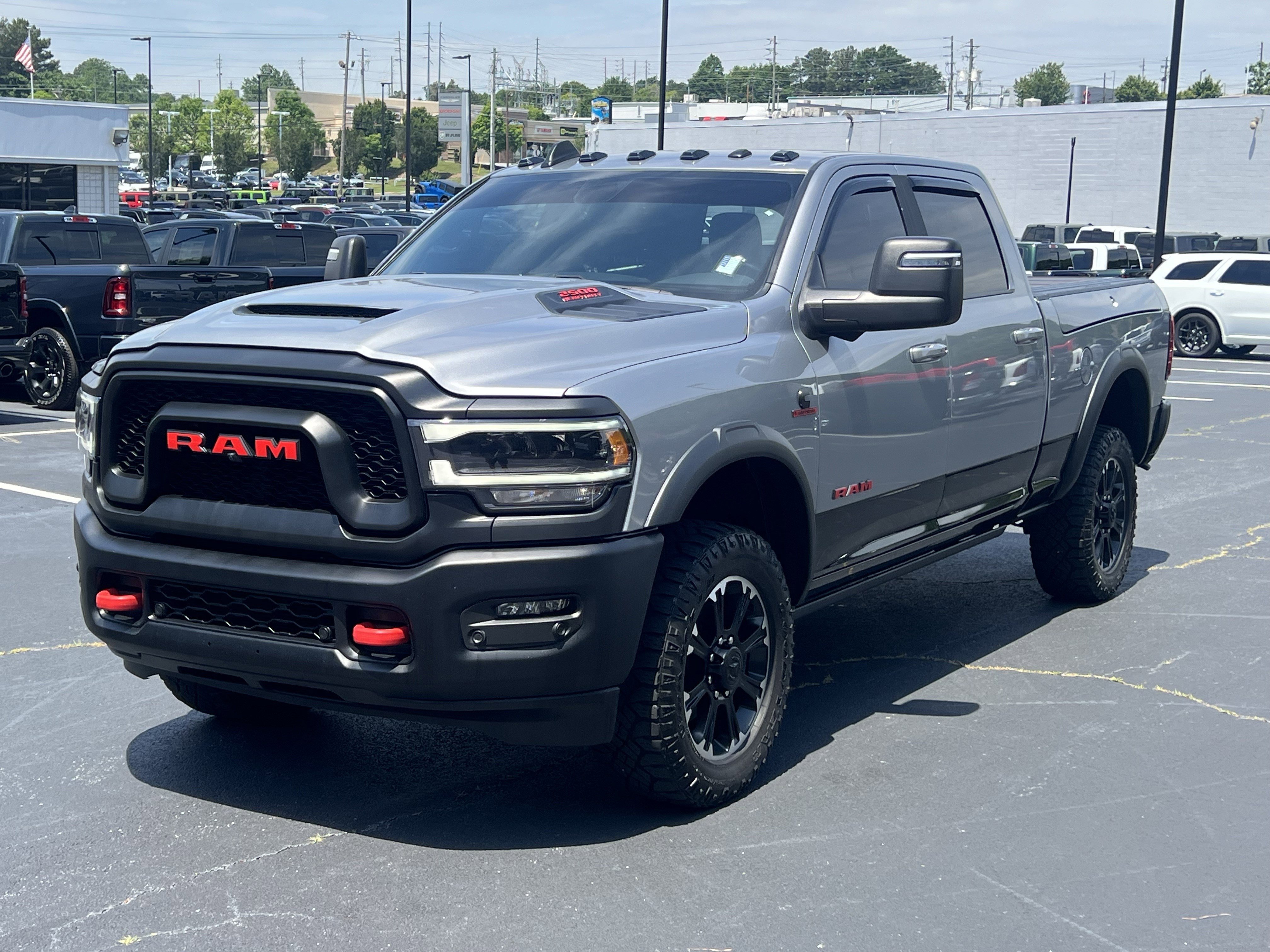 Used 2023 Billet Silver Metallic Clearcoat Ram Power Wagon Rebel image 3