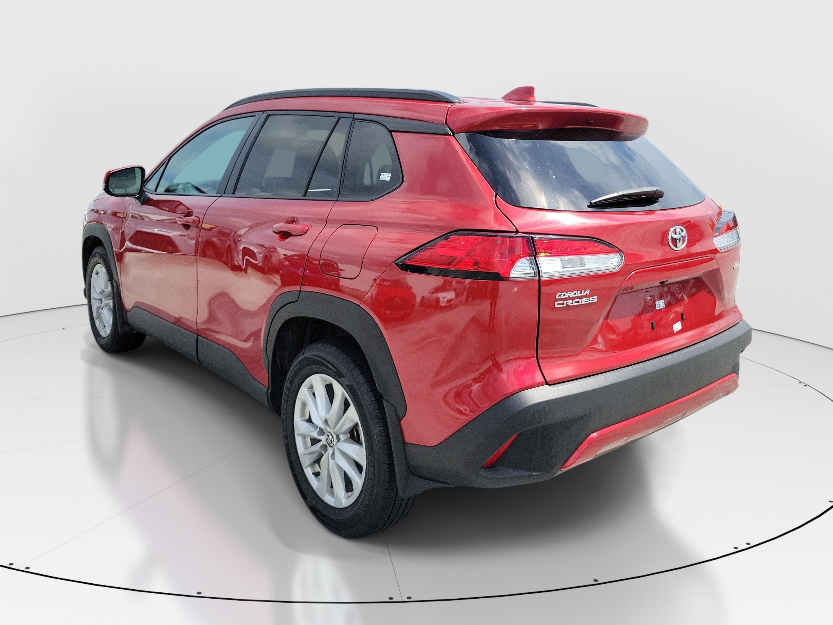 Certified Used 2024 Barcelona Red Metallic Toyota LE image 4