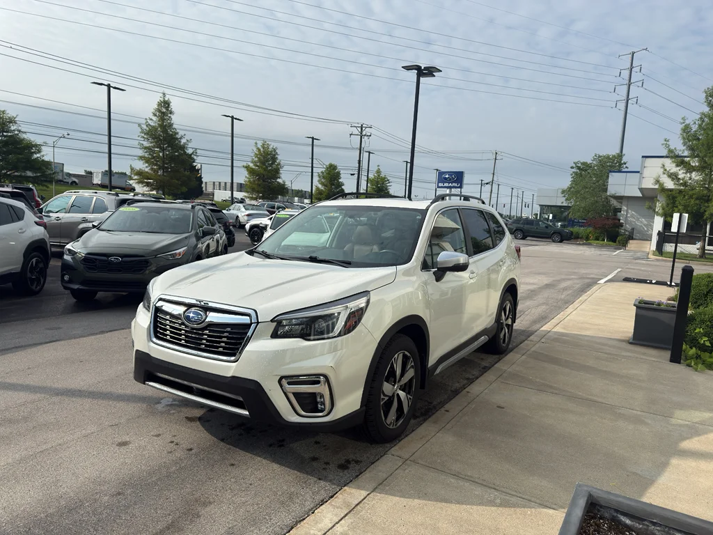 Used 2021 Crystal White Pearl Subaru Touring image 7