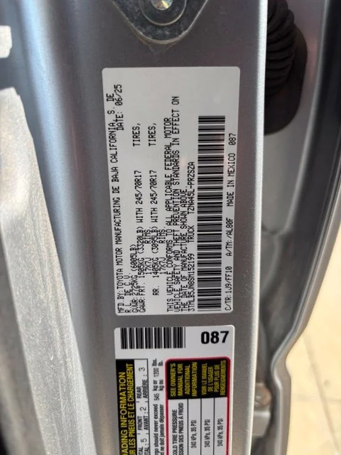 Used 2025 Silver Toyota SR5 image 10