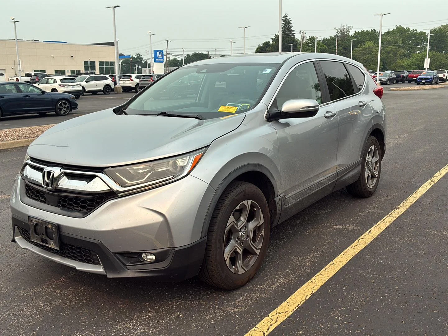 Used 2019 Lunar Silver Metallic Honda EX image 13