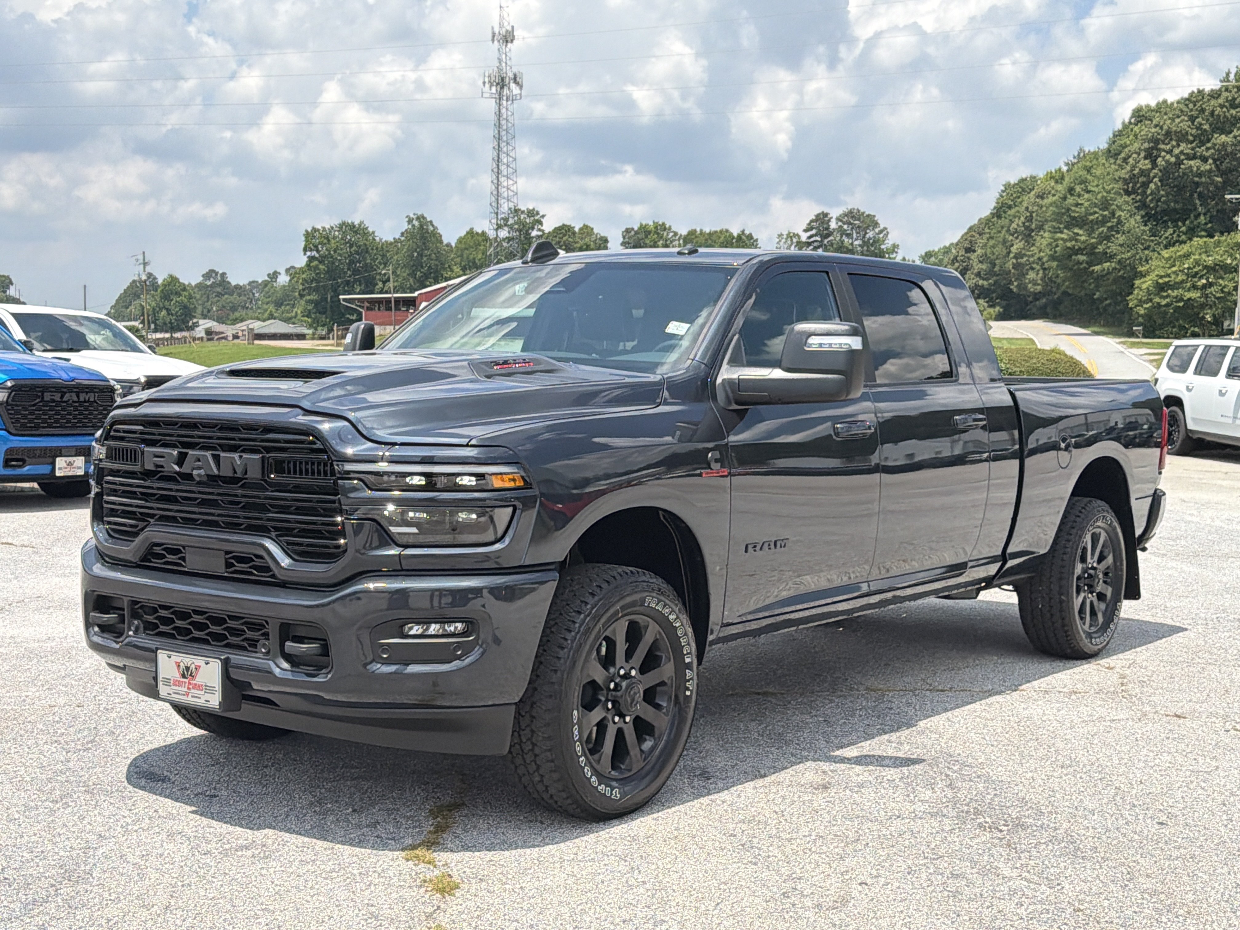New 2026 Forged Blue Metallic Exterior Paint RAM Laramie image 4
