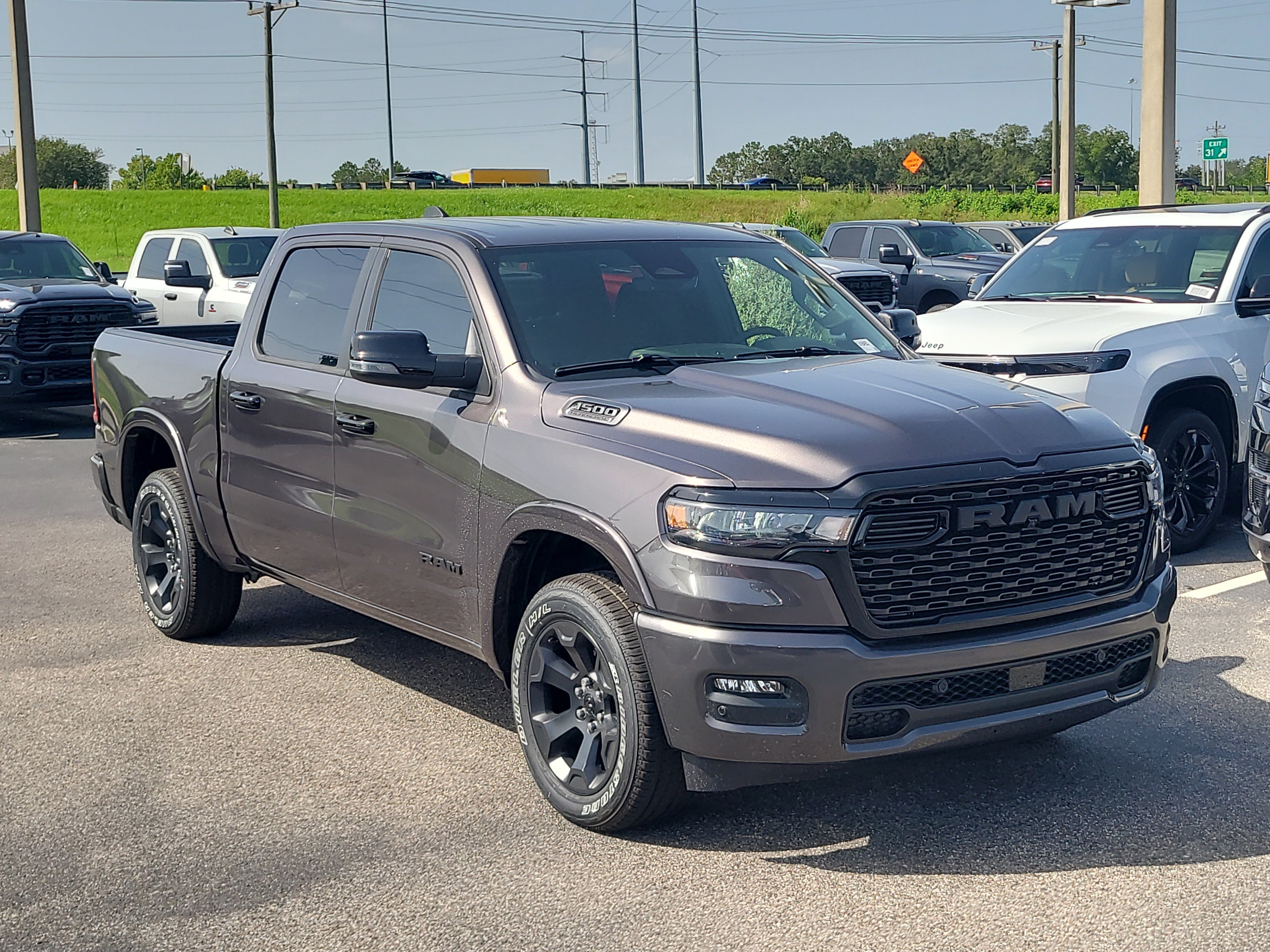 New 2026 Granite Crystal Metallic Clear-Coat Exterior Paint RAM Big Horn image 1
