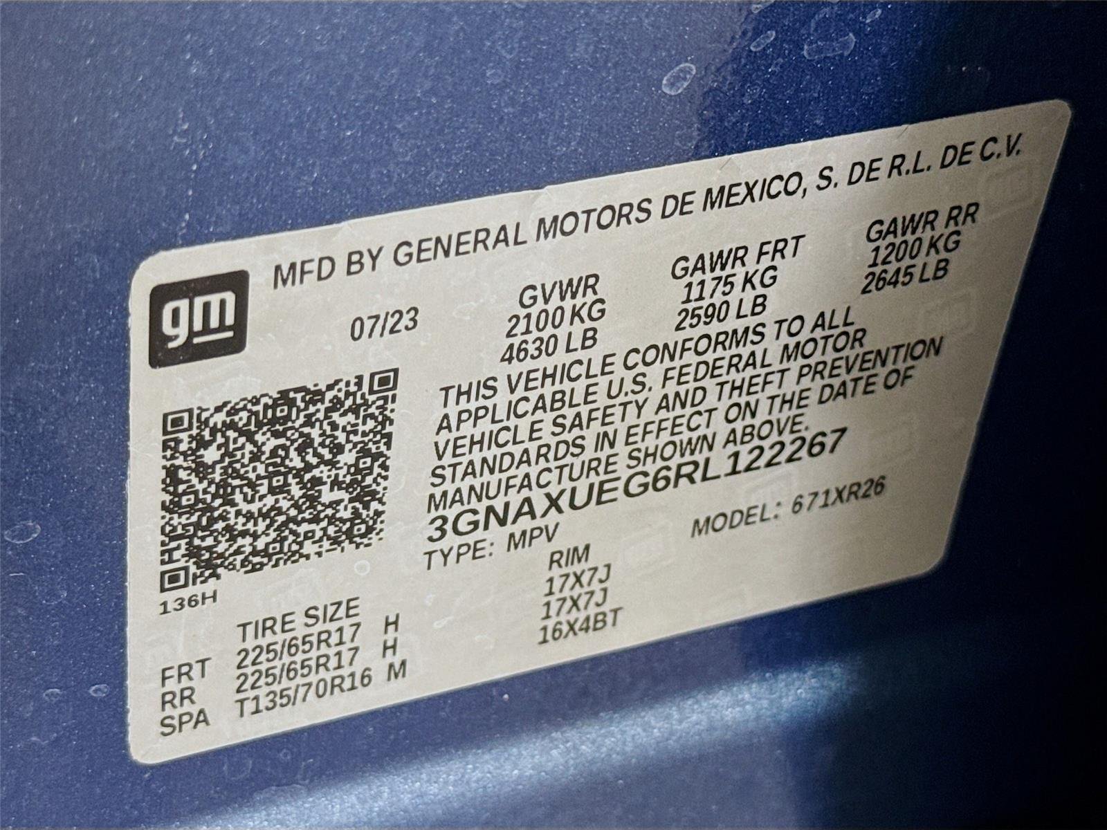 Used 2024 Lakeshore Blue Metallic Chevrolet LT image 33