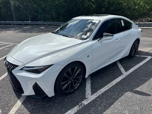 Certified Used 2024 White Lexus 350 F SPORT image 1