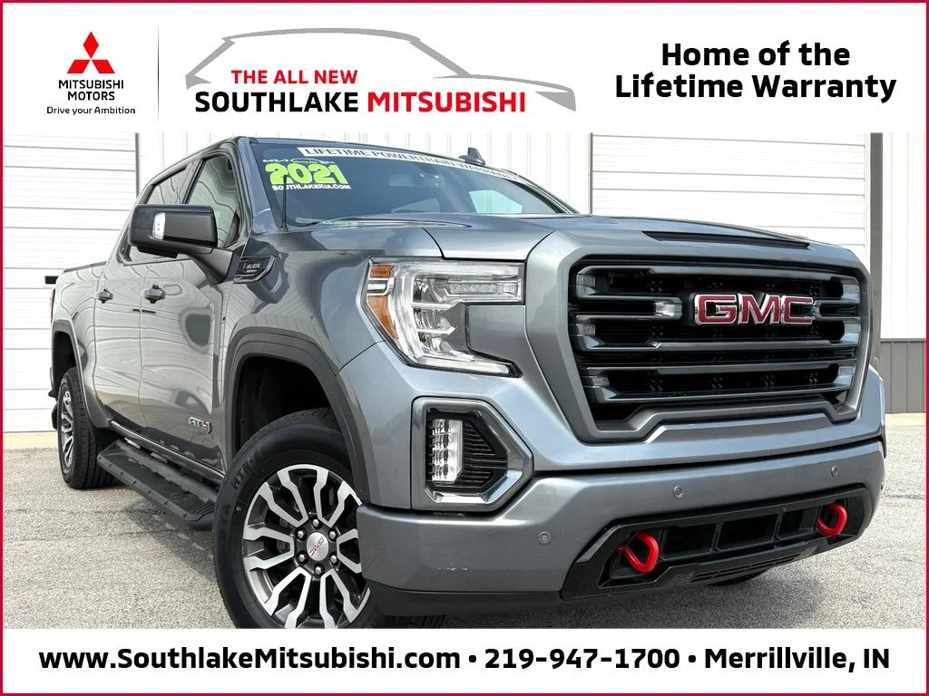 Used 2021 Gray GMC AT4 image 1