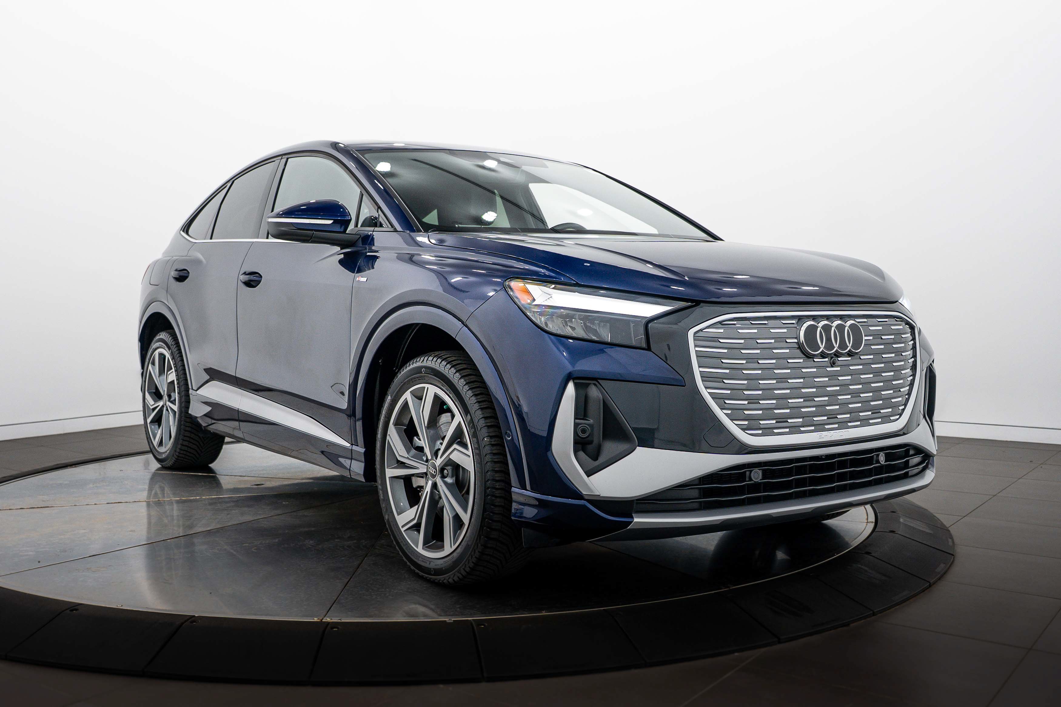 Certified 2023 Audi Q4 Sportback e-tron Premium Plus with VIN WA132BFZ4PP030090 for sale in Highland Park, IL