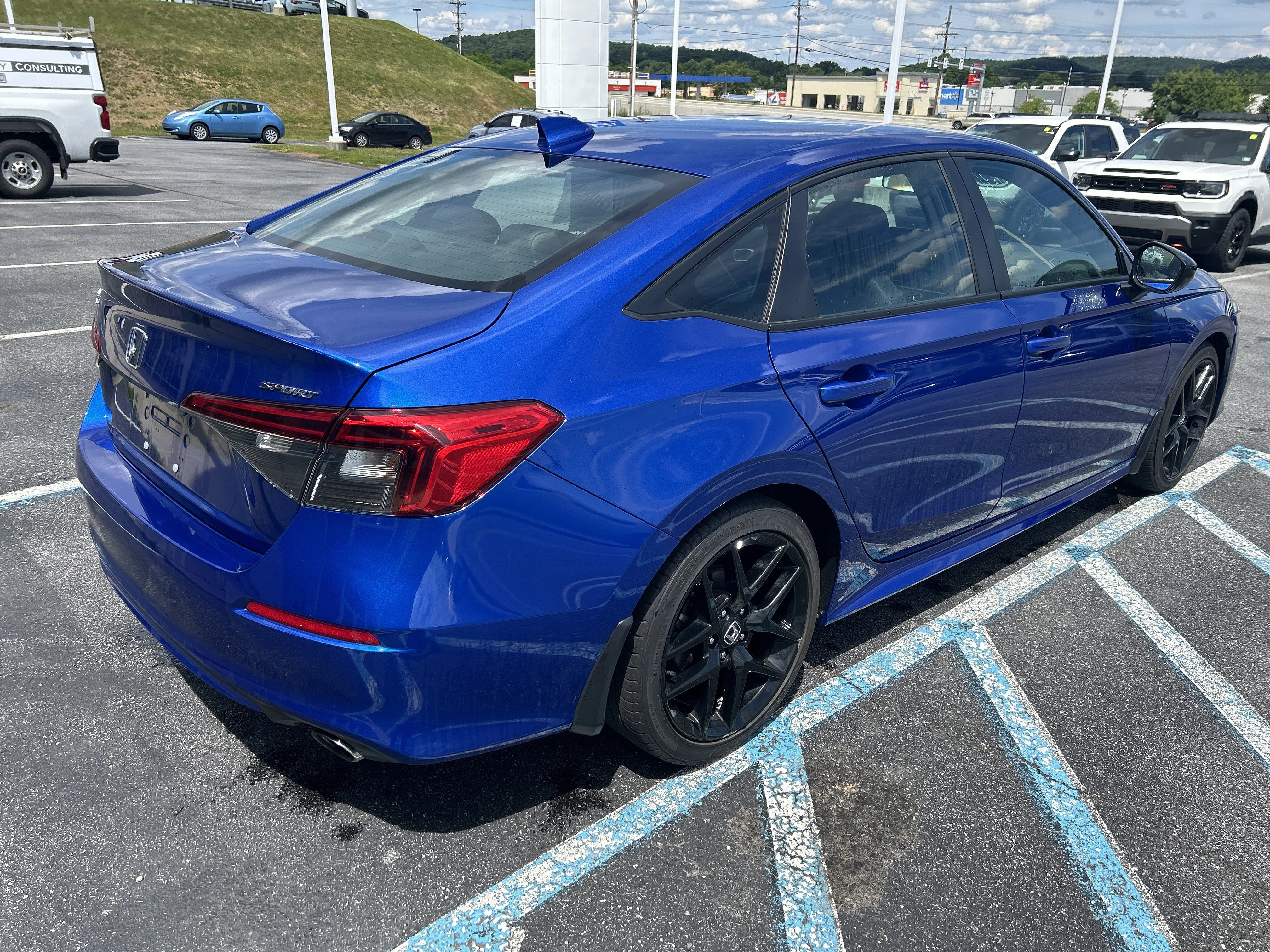 Certified Used 2024 Aegean Blue Metallic Honda 2.0L 4D SPORT image 17
