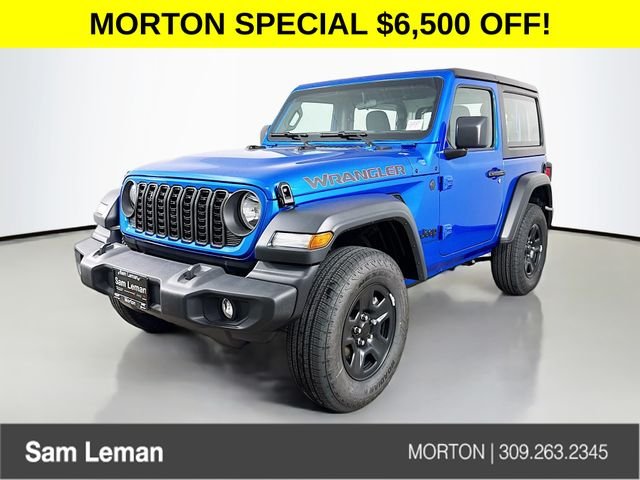 New 2026 Hydro Blue Pearlcoat Jeep Sport 4WD image 3