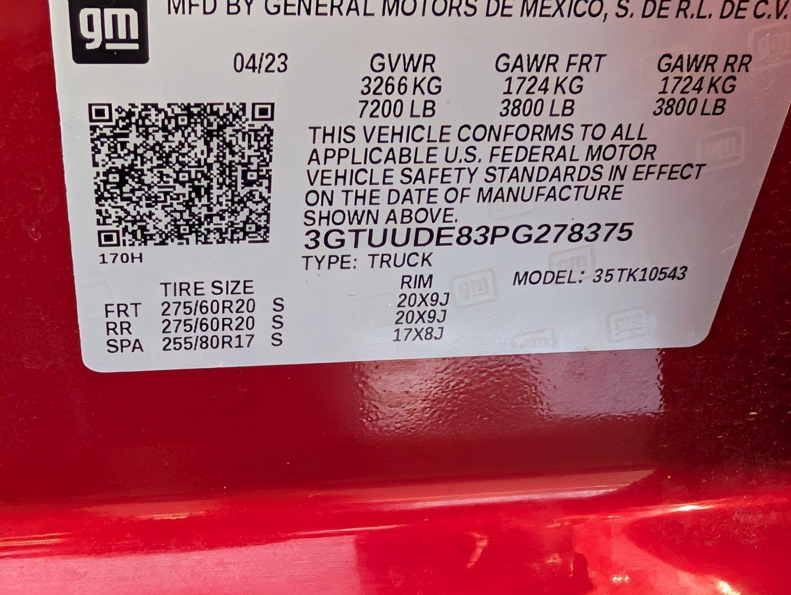 Used 2023 Volcanic Red Tintcoat GMC SLT image 40