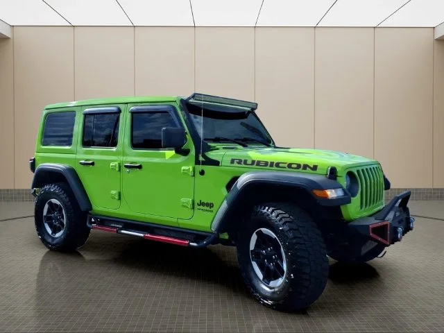 Used 2021 Green Jeep Unlimited Rubicon image 4