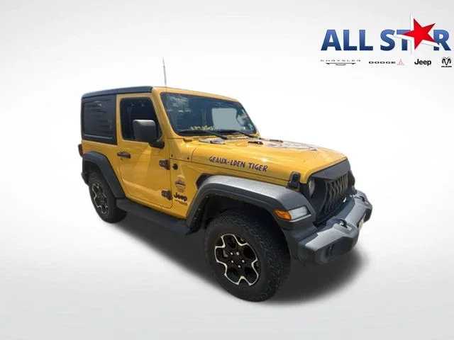 Used 2021 Yellow Jeep Sport S image 1