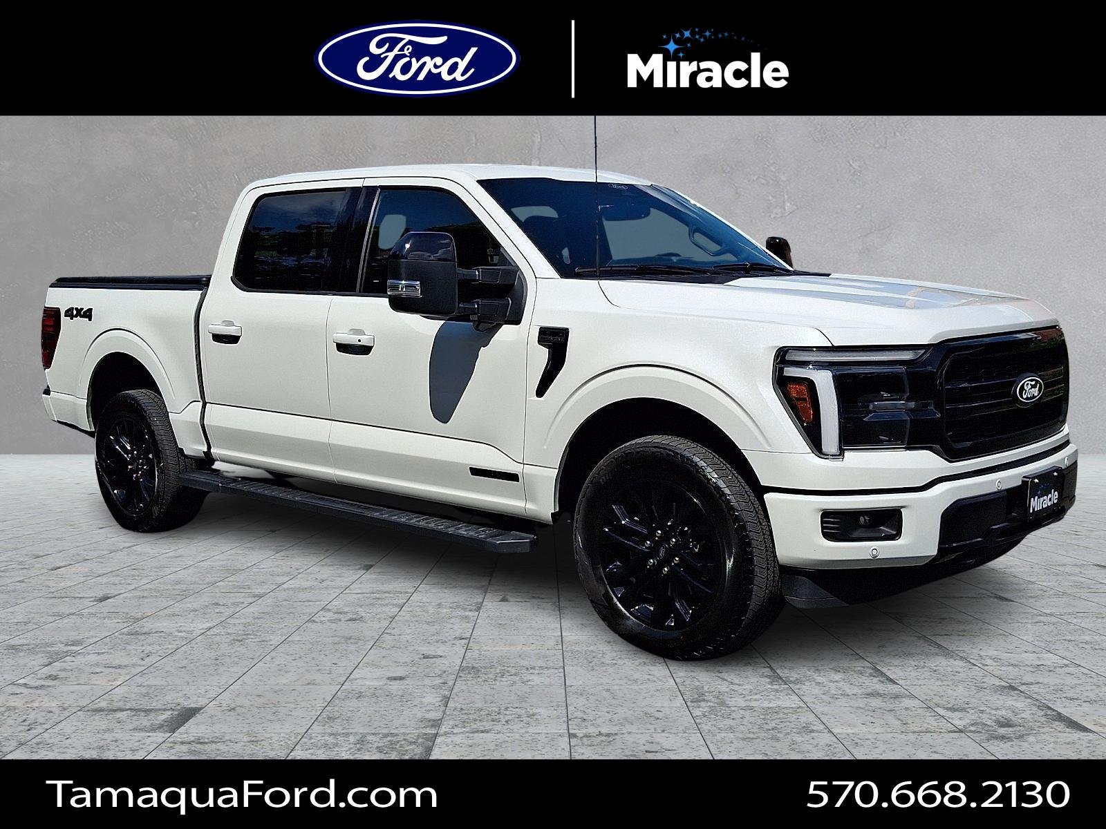 Used 2025 Star White FORD TRUCK LARIAT image 1