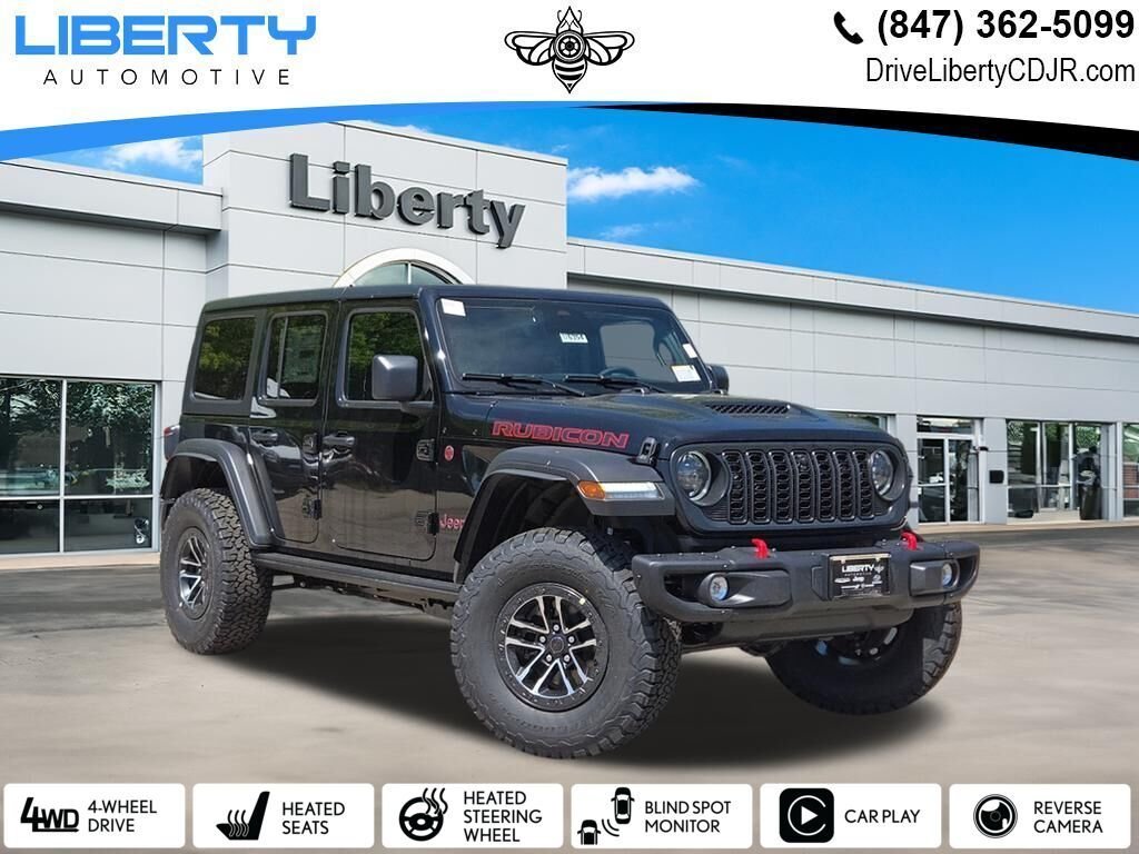 New 2026 Black Clearcoat Jeep Rubicon image 1
