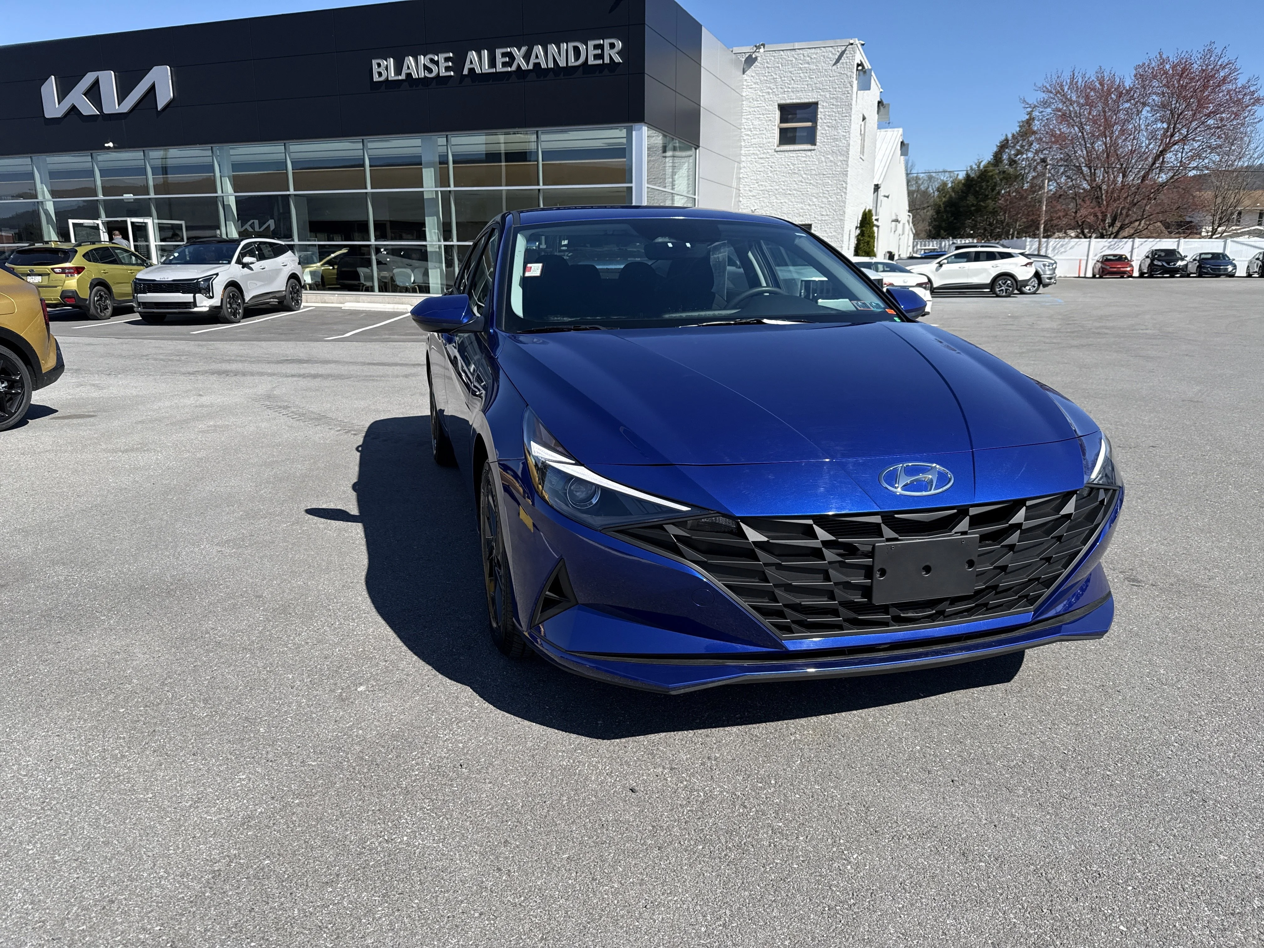 Used 2023 Intense Blue Hyundai SEL image 1
