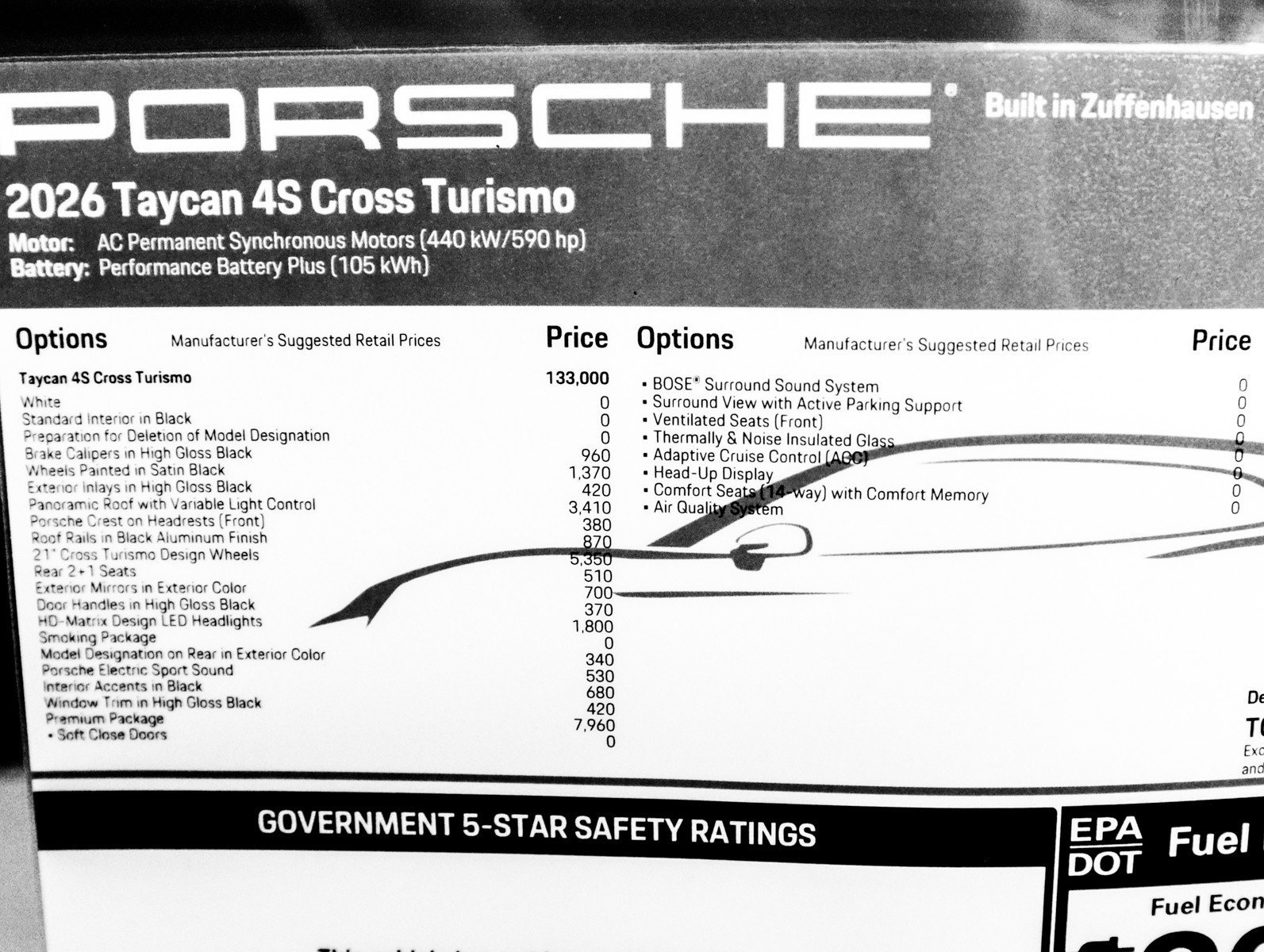 New 2026 White Porsche 4S Cross Turismo image 32