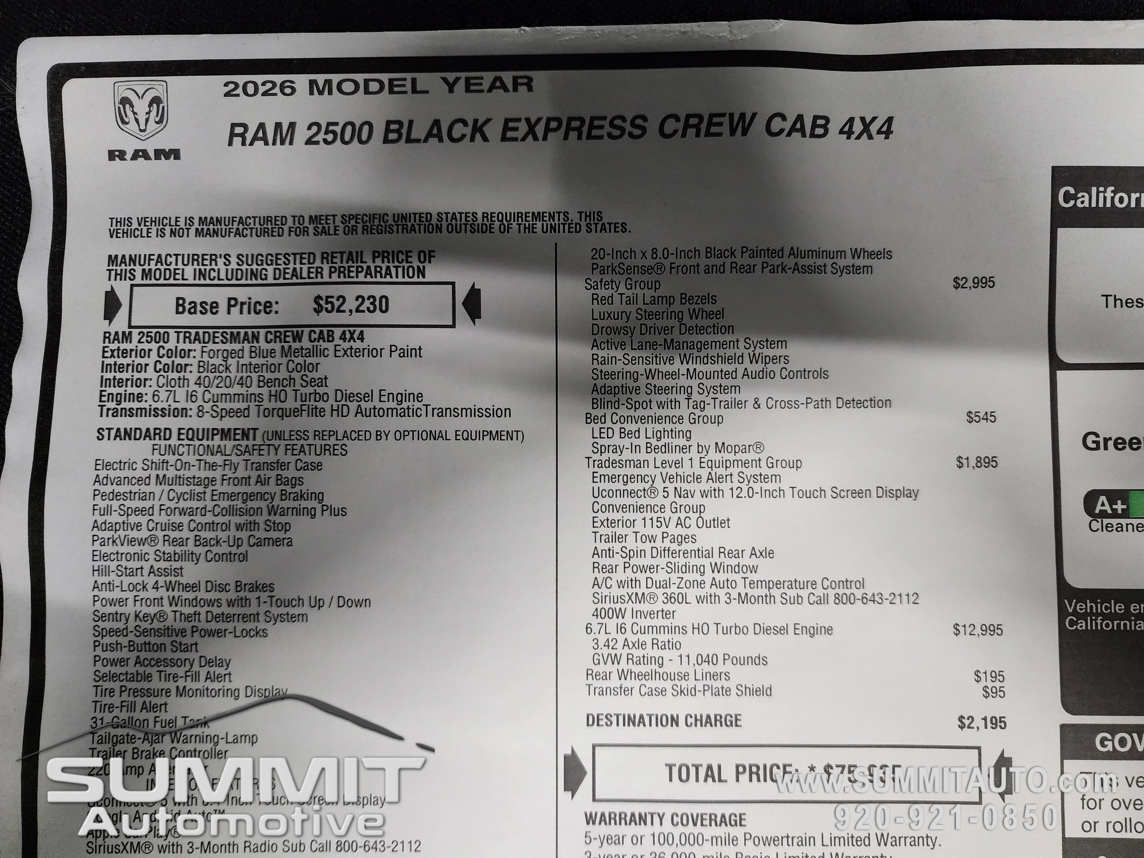 New 2026 Forged Blue Metallic RAM Tradesman image 62