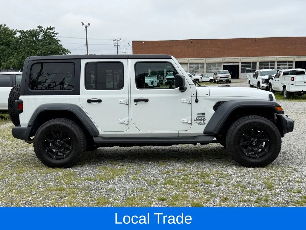 Used 2020 White Jeep Unlimited Sport S image 3