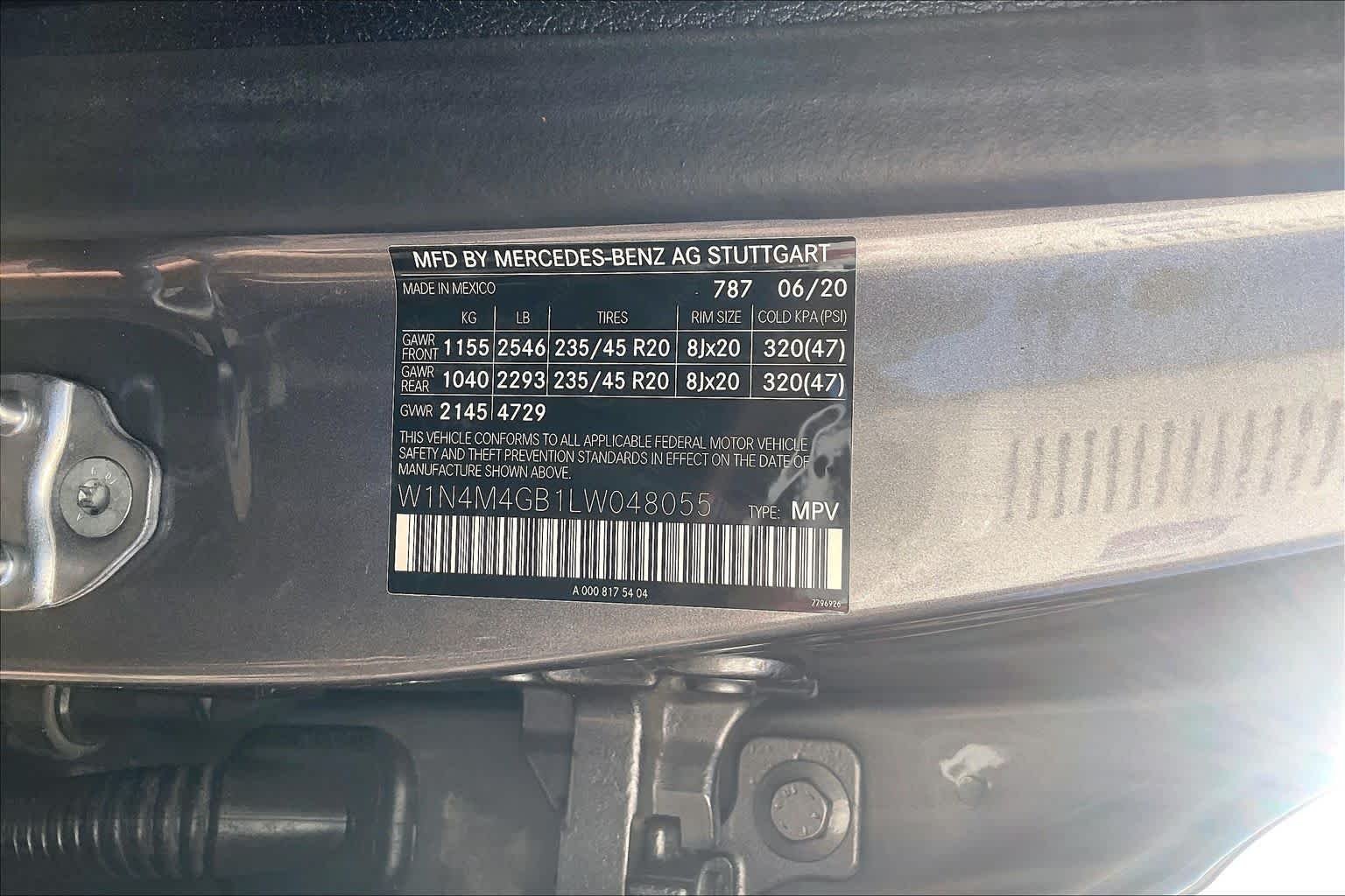 Used 2020 Mountain Grey Metallic Mercedes-Benz GLB 250 image 34