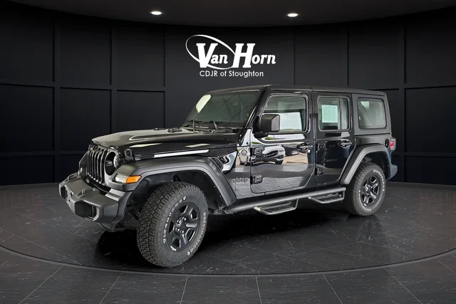 Used 2022 Black Clearcoat Jeep Unlimited Sport image 7