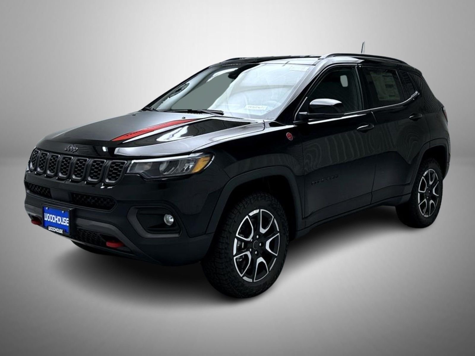New 2026 Diamond Black Crystal Pearl-Coat Exterior Paint Jeep Trailhawk image 1