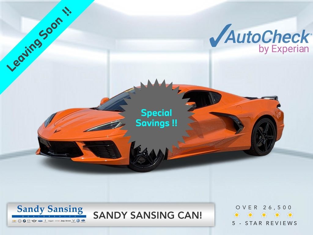 Used 2023 Orange Chevrolet Stingray image 1