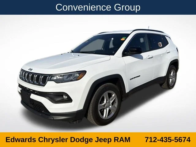Certified Used 2023 White Jeep Latitude image 3