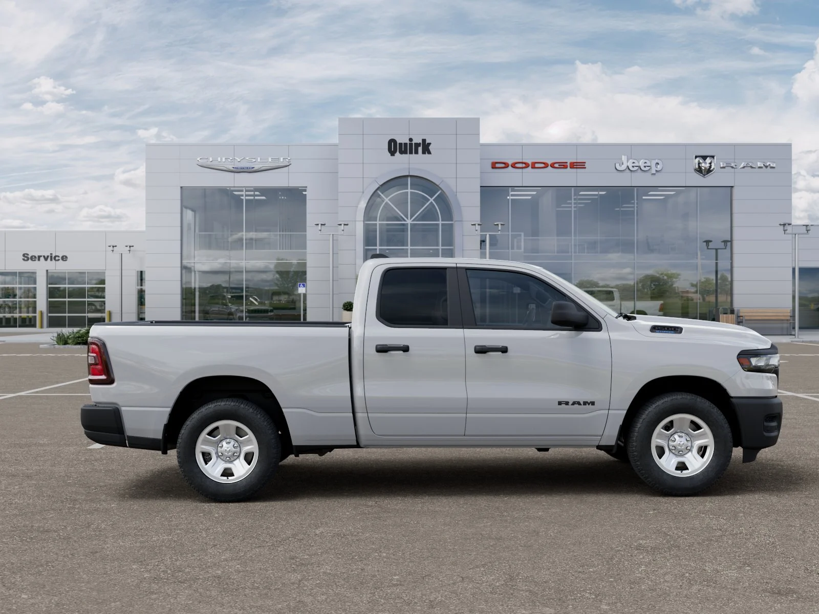 New 2026 Bright White Clear-Coat Exterior Paint RAM Tradesman image 47