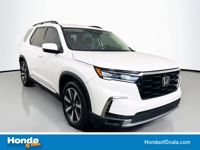 Certified Used 2025 Platinum White Pearl Honda 2WD Touring image 1
