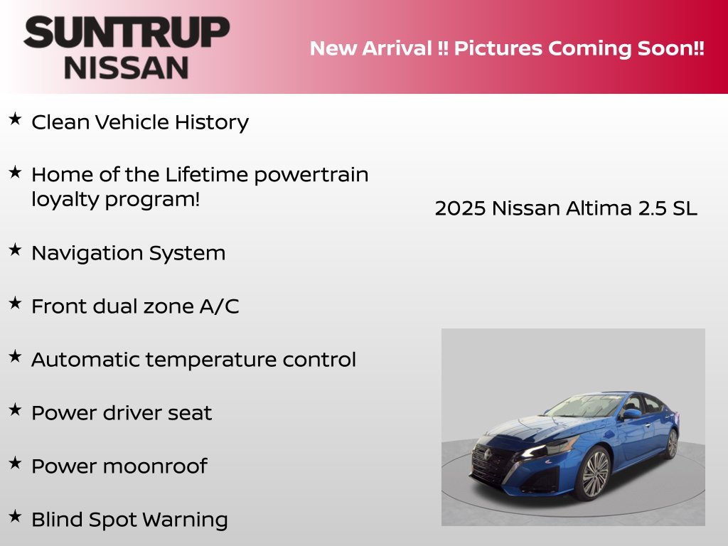 Certified Used 2025 Blue Nissan 2.5 SL image 6