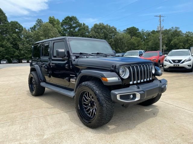 Used 2020 Black Jeep Unlimited Sahara image 4