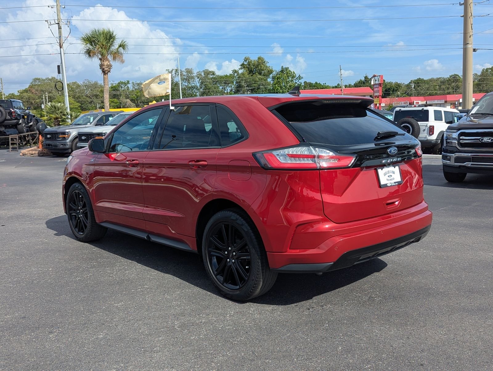 Certified Used 2022 Red Metallic Ford ST Line image 6