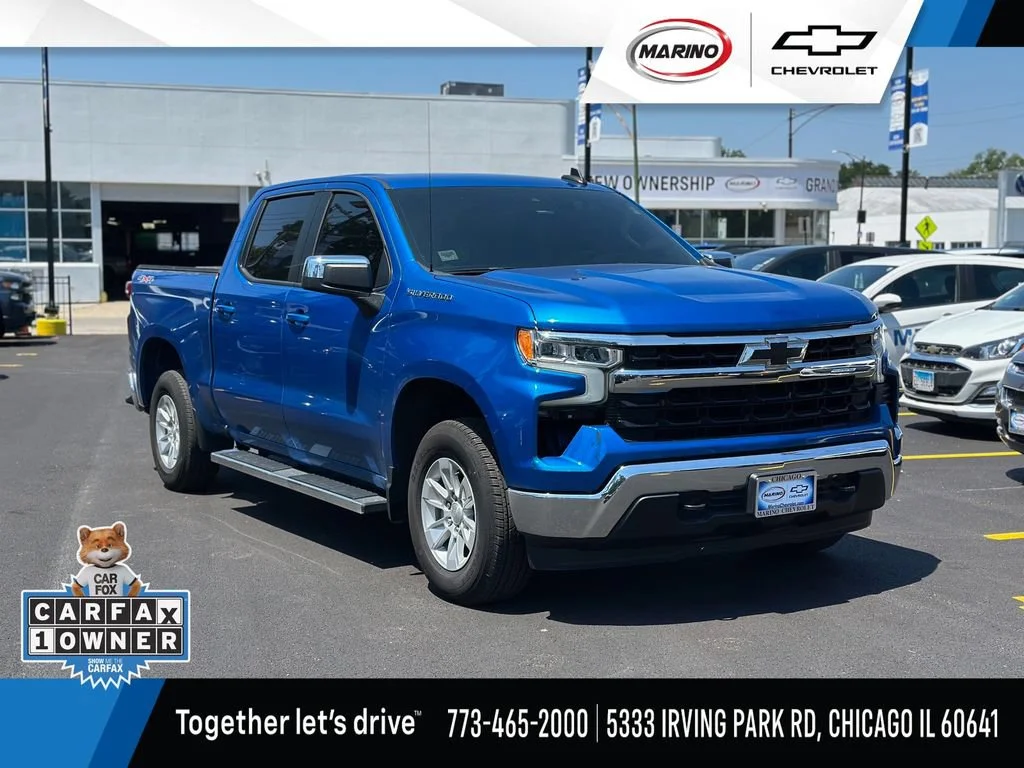 Used 2022 Glacier Blue Metallic Chevrolet LT image 1