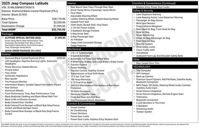 Used 2025 Black Jeep Latitude image 22