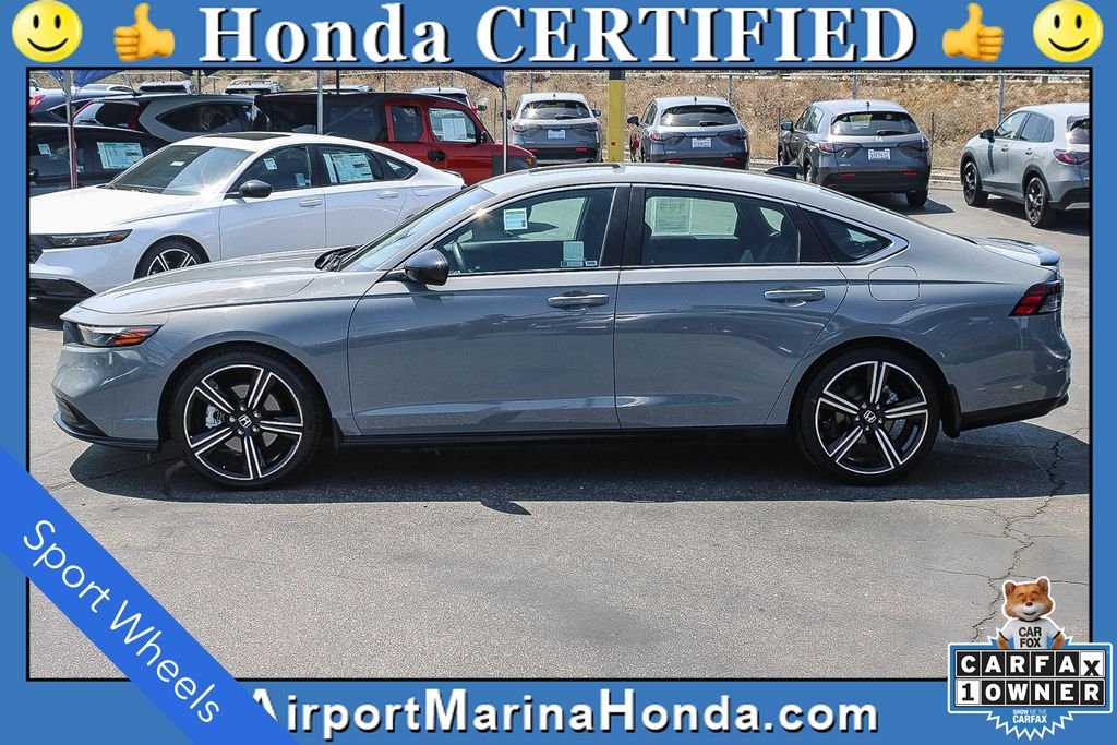 Certified Used 2023 Urban Gray Pearl Honda HYBRID SPORT BD image 3
