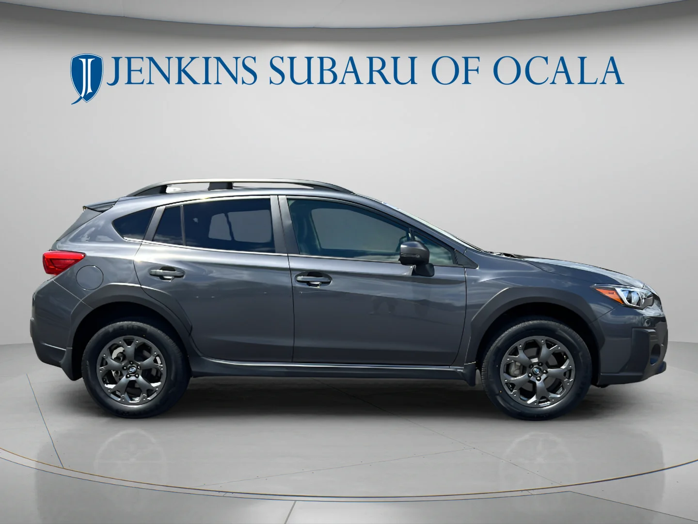 Used 2021 Magnetite Gray Metallic Subaru Sport image 2