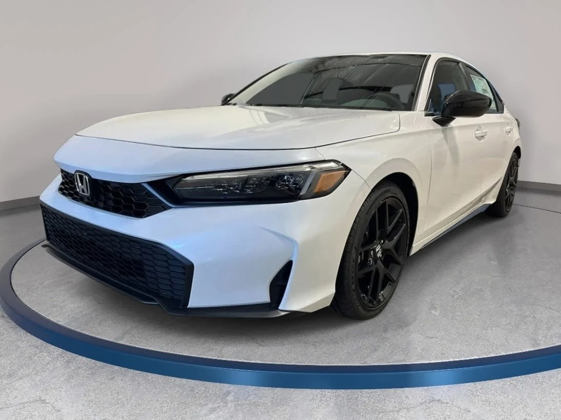 New 2026 Platinum White Pearl Honda Sport image 1