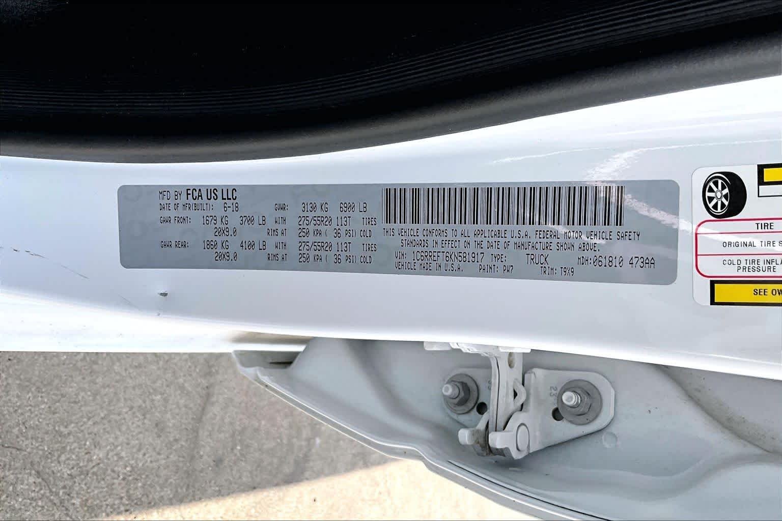 Used 2019 Bright White Clearcoat Ram Big Horn/Lone Star image 37