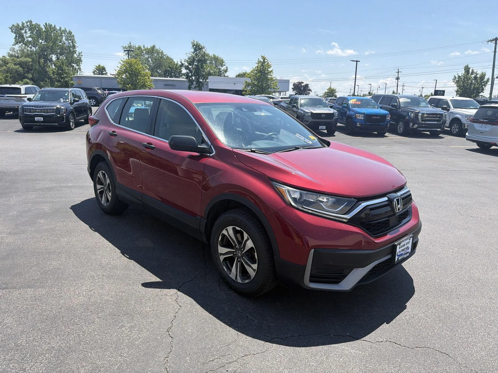 Used 2020 Radiant Red Metallic Honda  image 9