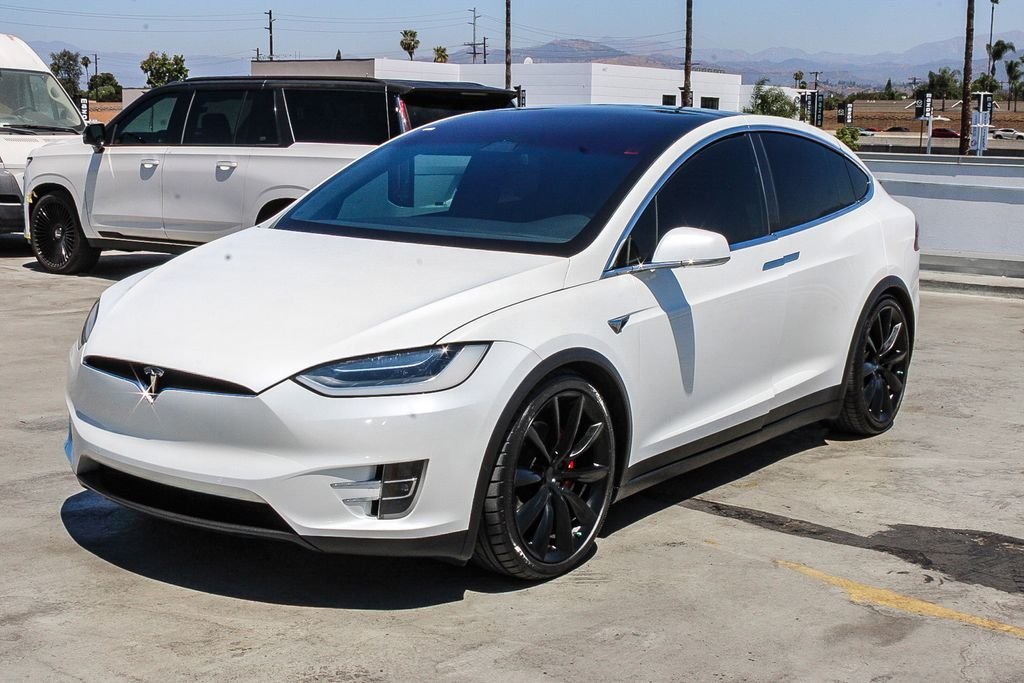 Used 2019 Pearl White Multi-Coat Tesla P100D image 4