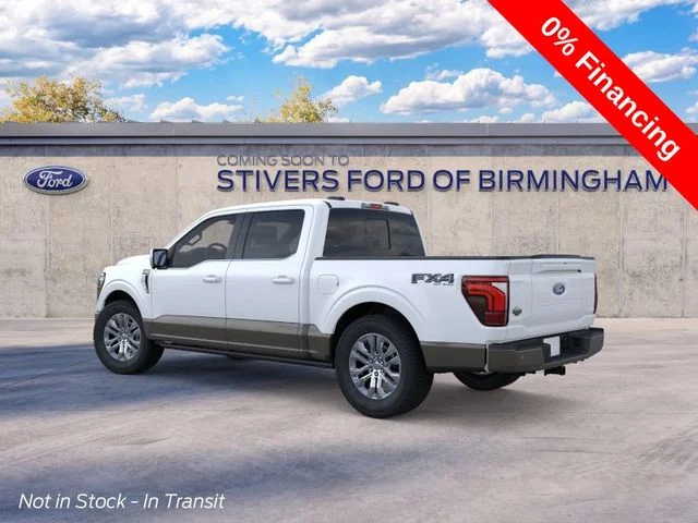 New 2026 Star White Metallic Tri-Coat Ford King Ranch image 5