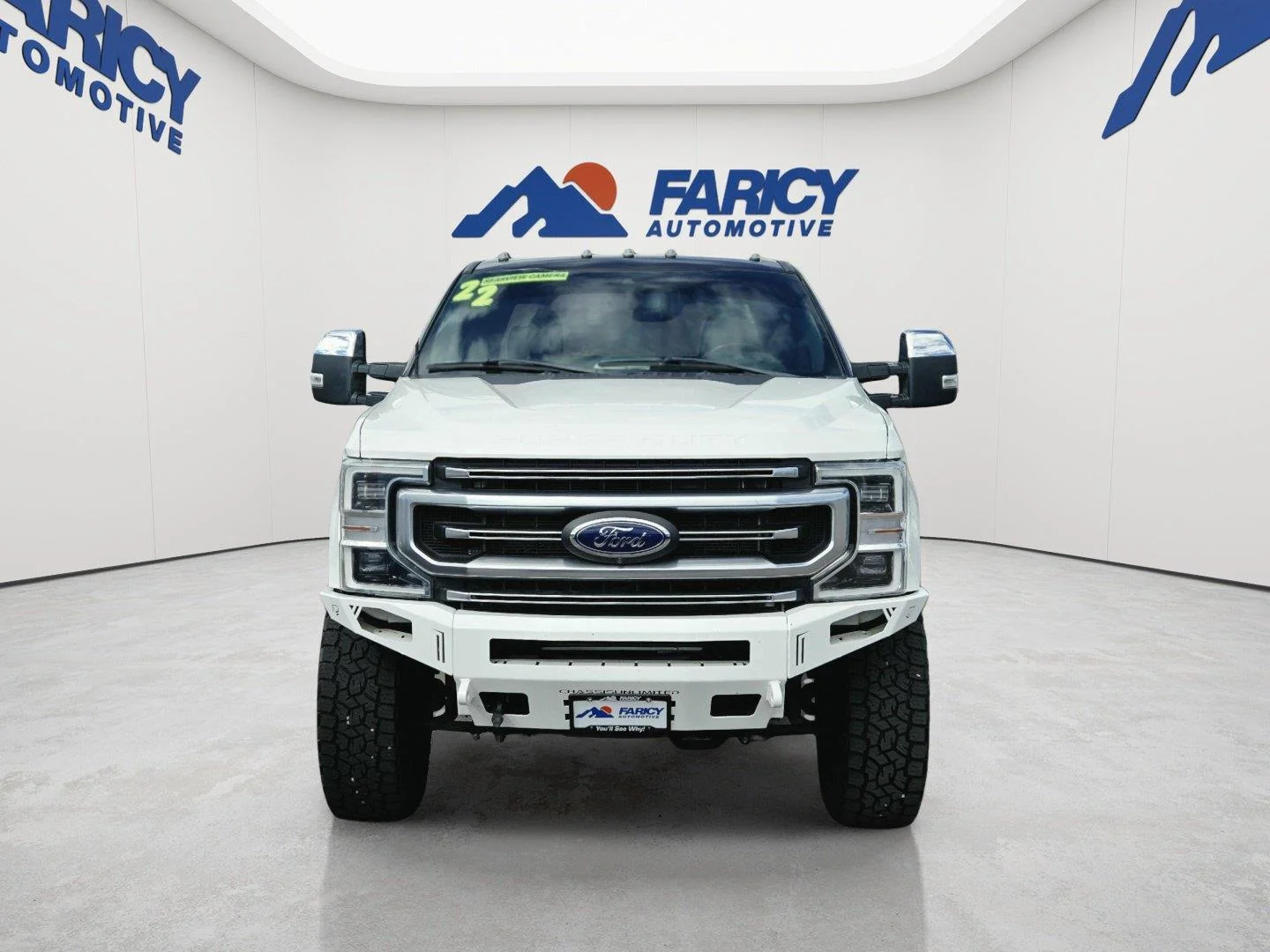 Used 2022 Star White Metallic Tri-Coat Ford Platinum image 2